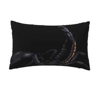 Funda de almohada transpirable con estampado de escorpión para cama, vacaciones, viajes, decoración del hogar, dormitorio, accesorio