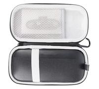 Funda de altavoz Bluetooth para Bose SoundLink Flex - Funda protectora rígida de EVA duradera con clip de mosquetón, bolsa de almacenamiento portátil para viajes y uso al aire libre (gris)