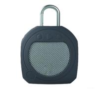 Funda de altavoz de silicona para JBL Clip3, a prueba de golpes y resistente al agua, perfecta para aventuras al aire libre (gris oscuro)