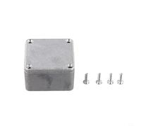 Funda de aluminio de diseño mejorado para cajas de guitarra que se adapta perfectamente a varios modelos, incluyendo 1600 libras y más (1590LB50.5 x 50.5 x 31 mm)
