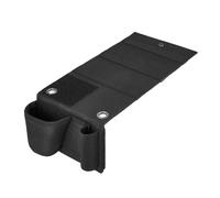 Funda de asiento armado, funda de nailon para pistola de coche con diseño de tracción rápida, ajuste universal, almacenamiento modular, funda oculta para vehículo, color negro, estilo cojín de asiento