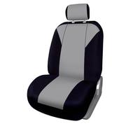 Funda de asiento BC Corona individual para coche negra y gris
