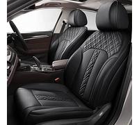 Funda De Asiento Coche Personalizada Cuero Para Ford Para Everest Para Territorio Para Explorer Para Mustang Para Ranger Protector asiento antideslizante(Black,C)