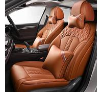 Funda De Asiento Coche Personalizada Cuero Para Ford Para Everest Para Territorio Para Explorer Para Mustang Para Ranger Protector asiento antideslizante(Marrón,B)