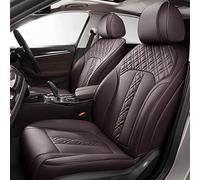 Funda De Asiento Coche Personalizada Cuero Para Ford Para Everest Para Territorio Para Explorer Para Mustang Para Ranger Protector asiento antideslizante(Café,C)