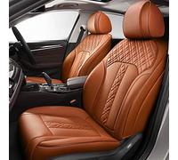Funda De Asiento Coche Personalizada Cuero Para Ford Para Everest Para Territorio Para Explorer Para Mustang Para Ranger Protector asiento antideslizante(Marrón,C)