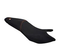 Funda de Asiento Compatible con Honda CB600F Hornet 2003-2006 Color Negro con Costuras Naranjas (C)