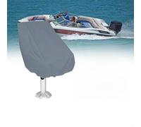 Funda de asiento de barco para lanchas rápidas marinas y asientos de motor principales, tela Oxford 210D, cubierta antipolvo para todo tipo de clima, resistente a los rayos UV, ajuste elástico en el
