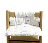 Funda de asiento de bebé con cojín gráfico de algodón para niños pequeños, cómodo cojín impermeable