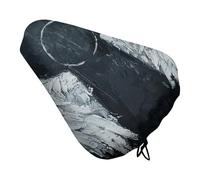 Funda de asiento de bicicleta con alas de ángel blancas, extra suave y cómoda, protector de lluvia y sol, fundas duraderas a prueba de polvo para bicicletas de montaña de ciudad
