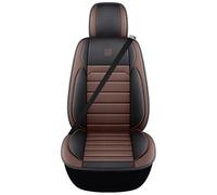 Funda de Asiento de Camión Piel PU Impermeable Transpirable Protector de Asiento Resistente Compatible con Man TGX 2007-2026 1SEAT,Brown-4-Style C Left Seat Belt