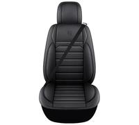 Funda de Asiento de Camión Piel PU Impermeable Transpirable Protector de Asiento Resistente Compatible con Man TGM 2005-2026 1SEAT,Black-1-Style C Left Seat Belt