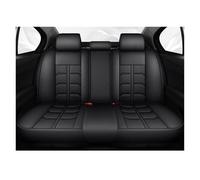 Funda de asiento de coche compatible con Renault Sport Master 3 Megane Talisman Duster Kadjar Captur Zoe, universal, impermeable, de cuero, accesorios para coche.(Rear Seats-Black)
