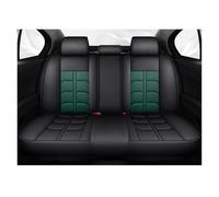 Funda de asiento de coche compatible con Renault Sport Master 3 Megane Talisman Duster Kadjar Captur Zoe, universal, impermeable, de cuero, accesorios para coche.(Rear Seats-Green)