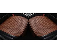 Funda de Asiento de Coche de Cuero PU para Dodge Magnum 1.Generation 1977-1979, Transpirable Antideslizante Coche Alfombrilla Protectora de Asiento,D-2Pcs/Coffee