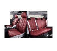 Funda de asiento de coche de lujo personalizada compatible con Byd Song Plus Atto 3 King Seal Sealion 6 Dolphin, accesorios interiores para cojín de coche(Full Set-Wine Red)
