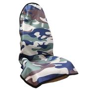 Funda de Asiento de Coche,Impermeable,Tela de Rizo, absorción del Sudor,Universal Juego Funda Protectora para Asiento Coche para Delanteros,Accesorios de Asiento de Coche-Camuflaje