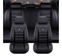 Funda de Asiento de Coche para Alfa Romeo Tonale I 2022-2026, Cuero Front Rear Cushion Cover Protector Interior Accesorios, E/Black