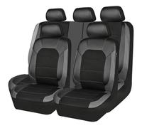 Funda de Asiento de Coche para Citroen C3 Aircross C4 Aircross C5 Aircross C5 Aircross S 2000-2025, 9 Piezas Cuero Coche Funda Asiento Transpirable Automóviles Protector Asiento Delantero