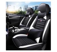 Funda De Asiento De Coche para para Serie 7 E38 E65 F01 F02 F03 F04 G11 G12 Accesorios De Coche Detalles Interiores Protector De Asiento Fundas Asientos(Luxury Black White)