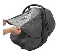 Funda de asiento de coche para, resistente al viento, acogedora funda de asiento para cochecito de bebé, con red y cremallera, para estaciones frías, exteriores, viajes, camping, jardín, uso diario