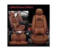 Funda de asiento de coche personalizada de 5 plazas compatible con todos los modelos Ssangyong Rodius ActYon Korando Kyron Rexton, accesorios de diseño for automóviles(Luxury coffee)