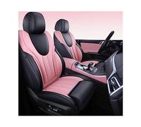 Funda de asiento de coche personalizada de piel napa for 7 asientos compatible con BMW X7 2019 2020 2121 G07 Accesorios de coche Interior Fundas de asiento de mujer Rosa(BLACK PINK)