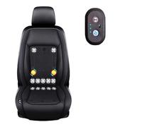 Funda De Asiento De Coche Refrigerante 3 Niveles De Viento Ajustables Cojin Asiento Coche Para coche, SUV, camión, universal,Black-12V12-BladeFan+Massage