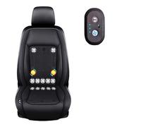 Funda De Asiento De Coche Refrigerante 3 Niveles De Viento Ajustables Cojin Asiento Coche Para coche, SUV, camión, universal,Black-24V12-BladeFan+Massage