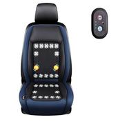 Funda De Asiento De Coche Refrigerante 3 Niveles De Viento Ajustables Cojin Asiento Coche Para coche, SUV, camión, universal,Blue-24V24-BladeFan+Massage