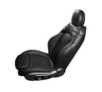 Funda de asiento de coche Roadster, cojín de piel sintética, resistente al agua y a la suciedad, protector, accesorios de estilo Compatible con Mini Cooper R58 R59(Black)