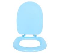 Funda de Asiento de Inodoro Acolchada Eva, Cierre Suave Azul | Reemplazo para Inodoros Antiguos, Diseño, Soporte Ergonómico, Limpieza Sencilla, para Mayores