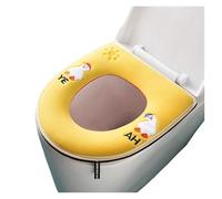 Funda De Asiento De Inodoro Funda de inodoro asiento felpa Modelos Impermeable Modelo universal Anillo Cremallera lavable Alfombrilla(Color-11)