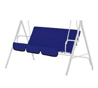 Funda de Asiento de Jardín para Columpio de Jardín,Columpio Jardin Exterior Funda Asiento de Reemplazo,para Silla Mecedora de Jardín(Dark Blue)