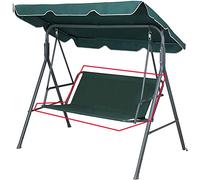 Funda de Asiento de Jardín para Columpio de Jardín, para Silla Mecedora de Jardín, Fundas para Silla de Jardín, 2 y 3 Plazas (85 x 48 x 48 cm), Color Verde