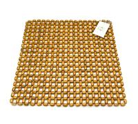 Funda de asiento de masaje de madera, alfombrilla acolchada con cuentas para automóvil, almohadilla ventilada para coche, estructura ergonómica de circulación de aire, diseño de capa de apoyo