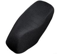 Funda de asiento de motocicleta 3D transpirable, impermeable, resistente al sol, con almohadilla de ajuste elástico, para la mayoría de asientos de bicicleta, para todas las estaciones, color negro