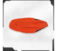 Funda de asiento de motocicleta antideslizante e impermeable, juego de cojines elásticos suaves para protección de asiento de bicicleta, Compatible con la mayoría de los asientos estándar(Orange)