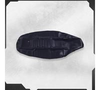 Funda de asiento de motocicleta antideslizante e impermeable, juego de cojines elásticos suaves para protección de asiento de bicicleta, Compatible con la mayoría de los asientos estándar(Black)