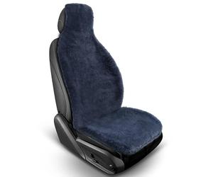 Funda de asiento de piel de cordero para autocaravana Chausson Sport Line, piel de cordero, color gris oscuro