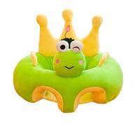 Funda de asiento de suelo para bebé, bonita funda de felpa para silla para sentarse, aprender a sentarse, aprender a sentarse, para bebés y niños pequeños (rana)