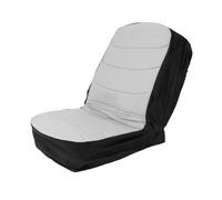 Funda de asiento de tractor Funda for asiento de cortacésped | Funda impermeable for asiento de tractor con bolsillo de almacenamiento(Gray)