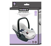 Funda de asiento Dooky para portabebés y sillas de coche (tamaño universal adecuado para sillas de coche con arnés de 3 y 5 puntos, para todas las edades 0+), Linea