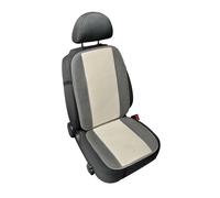 Funda de asiento Lampa Respaldo de papel textil y lino - Gris oscuro