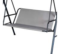 Funda de asiento para columpio de jardín, de repuesto para columpio de Hollywood, tela Oxford 900D, impermeable, para columpios al aire libre (113 x 48 x 48 cm, gris)