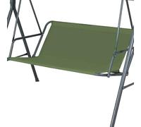 Funda de asiento para columpio de jardín, funda de repuesto para silla de jardín, funda de asiento de repuesto para columpio Hollywood, tela Oxford 900D, para exterior 2 y 3 plazas (Verde: 138 * 50