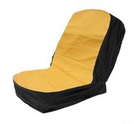 Funda de asiento para cortacésped, acolchado de gel grueso, mezcla de algodón para tractores, equipo agrícola, protección UV, fácil de instalar, gris, 15 x 11 pulgadas (amarillo)