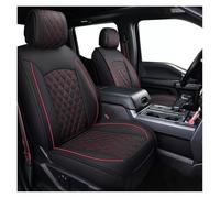 Funda de Asiento Protectores Asientos Para Camioneta Para Ford Para F150 Para SuperCrew 2015-2025, 2017-2025, Para F250 Para F350(Black Red)