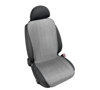 Funda De Asiento Universal Para Auto Ventilada En Papel Textil Gris Lampa