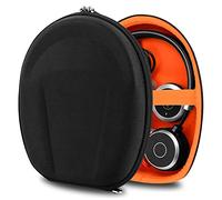 Funda de Auriculares Geekria Shield para Auriculares on-Ear Planos, Bolsa de Viaje rígida de Repuesto con Almacenamiento de Cable, Compatible con Mpow HC6, Skullcandy Riff 2 (Negro)